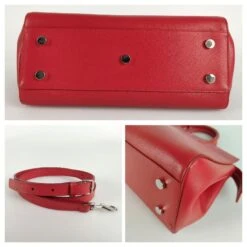 Yves Saint Laurent Sac Bandoulière Saint Laurent Sac De Jour En Cuir Rouge 11 Yves Saint Laurent Sac Bandoulière Saint Laurent Sac De Jour En Cuir Rouge -Yves Saint Laurent 851859 4