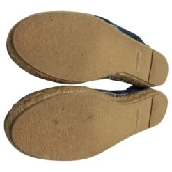 Yves Saint Laurent Espadrilles Cassandre En Denim Bleu -Yves Saint Laurent 852925 6