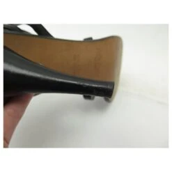 VINTAGE CHAUSSURES ESCARPINS YVES SAINT LAURENT 63459070 37 PUMPS SHOES Noir -Yves Saint Laurent 854948 7