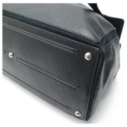 SAC A MAIN YVES SAINT LAURENT 229563 MUSE TWO GM CUIR GRAINE NOIR HAND BAG -Yves Saint Laurent 855000 4