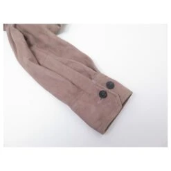 CHEMISE YVES SAINT LAURENT A LACETS TAILLE 46 XL EN DAIM VIEUX ROSE SUEDE SHIRT -Yves Saint Laurent 855044 4