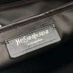 Yves Saint Laurent Grand Sac à Bandoulière Cabas En Cuir Marron Muse -Yves Saint Laurent 855176 6