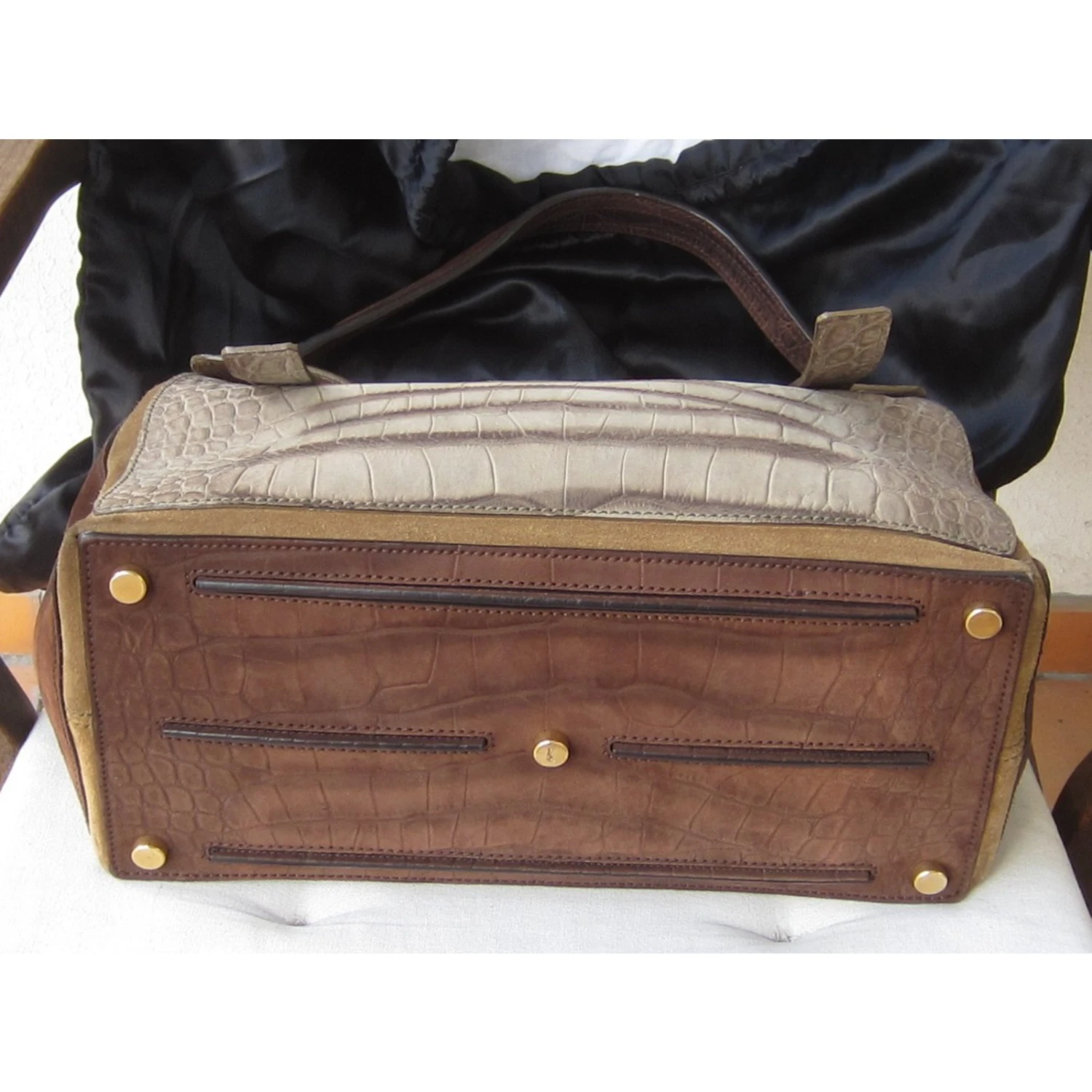 Yves Saint Laurent Sac à Main Chataigne 5 Yves Saint Laurent Sac à Main Chataigne – Image 3