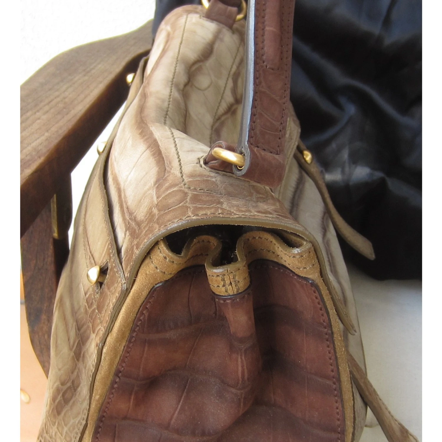 Yves Saint Laurent Sac à Main Chataigne 7 Yves Saint Laurent Sac à Main Chataigne – Image 5