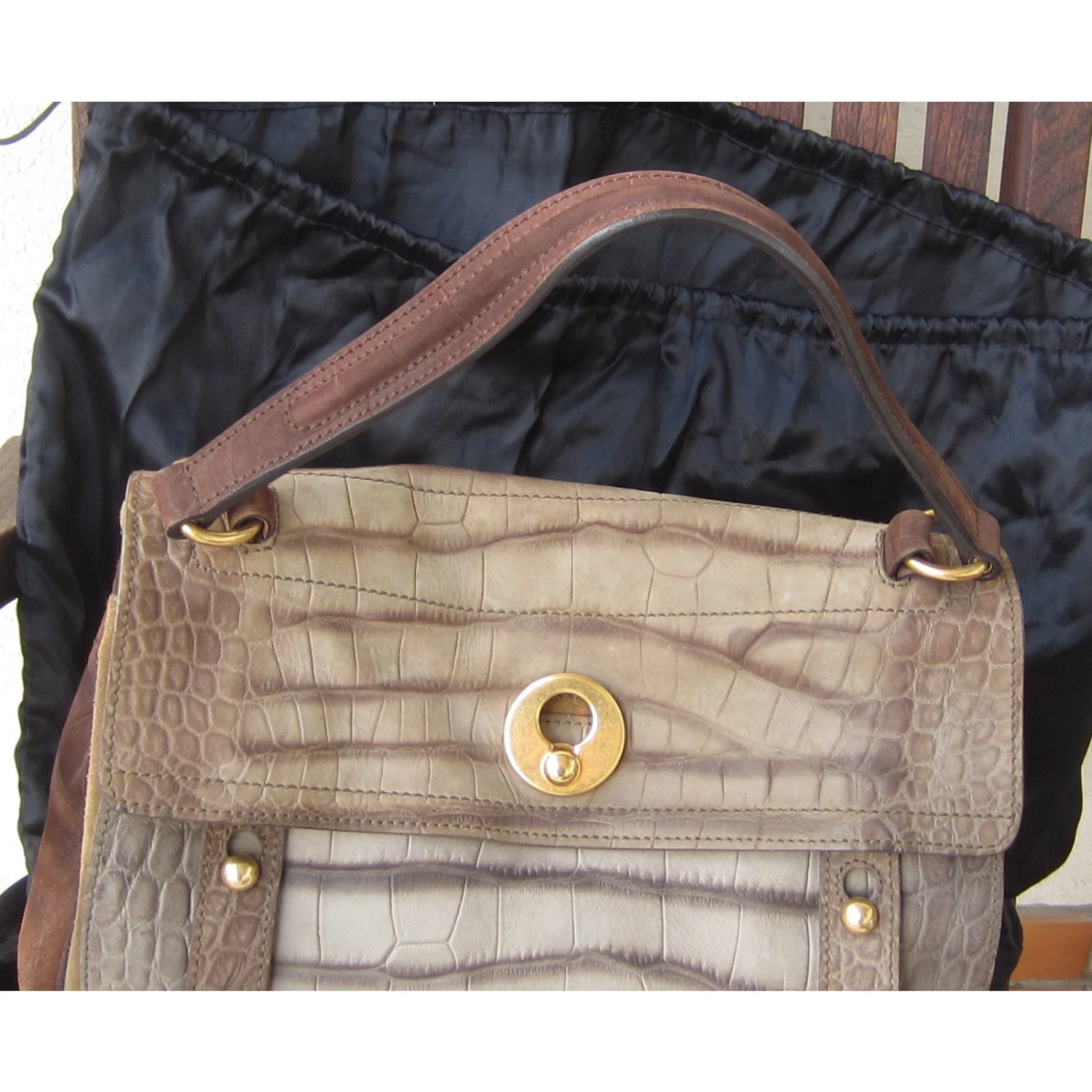 Yves Saint Laurent Sac à Main Chataigne 8 Yves Saint Laurent Sac à Main Chataigne – Image 6