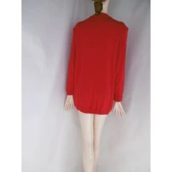 Yves Saint Laurent Manteau Rouge -Yves Saint Laurent 85953 3