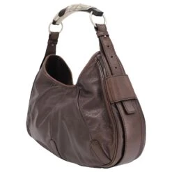 Yves Saint Laurent Sac Bandoulière Mombasa Poignée En Corne En Cuir Marron 15 Yves Saint Laurent Sac Bandoulière Mombasa Poignée En Corne En Cuir Marron -Yves Saint Laurent 860369 4