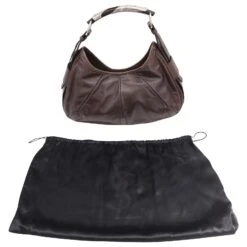 Yves Saint Laurent Sac Bandoulière Mombasa Poignée En Corne En Cuir Marron 19 Yves Saint Laurent Sac Bandoulière Mombasa Poignée En Corne En Cuir Marron -Yves Saint Laurent 860369 8