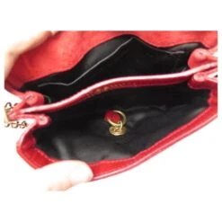 SAC A MAIN YVES SAINT LAURENT POCHETTE EVENING 191880 EN CUIR VERNI ROUGE 18 SAC A MAIN YVES SAINT LAURENT POCHETTE EVENING 191880 EN CUIR VERNI ROUGE -Yves Saint Laurent 861714 7