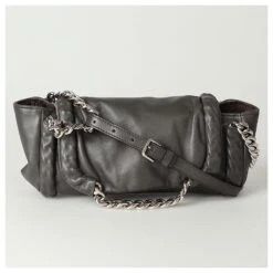 Sac Bandoulière Yves Saint Laurent Loop En Cuir Gris 14 Sac Bandoulière Yves Saint Laurent Loop En Cuir Gris -Yves Saint Laurent 861854 3