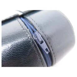 VINTAGE ETUI TROUSSE YVES SAINT LAURENT LOGO YSL OVALE EN CUIR BLEU POUCH CASE Bleu Marine -Yves Saint Laurent 862023 10