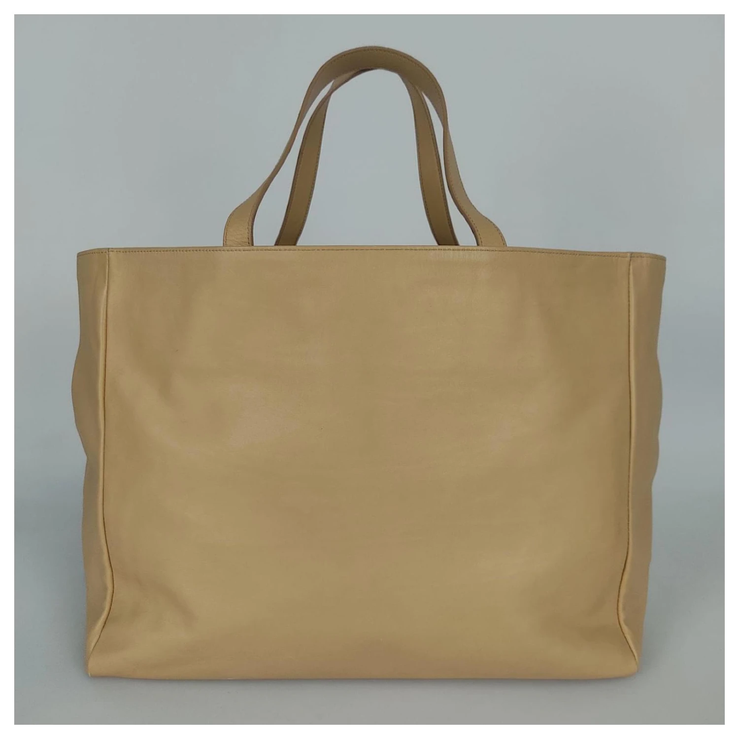 Yves Saint Laurent Sac Cabas Saint Laurent Cabas Avec Pochette En Cuir Beige 5 Yves Saint Laurent Sac Cabas Saint Laurent Cabas Avec Pochette En Cuir Beige – Image 3