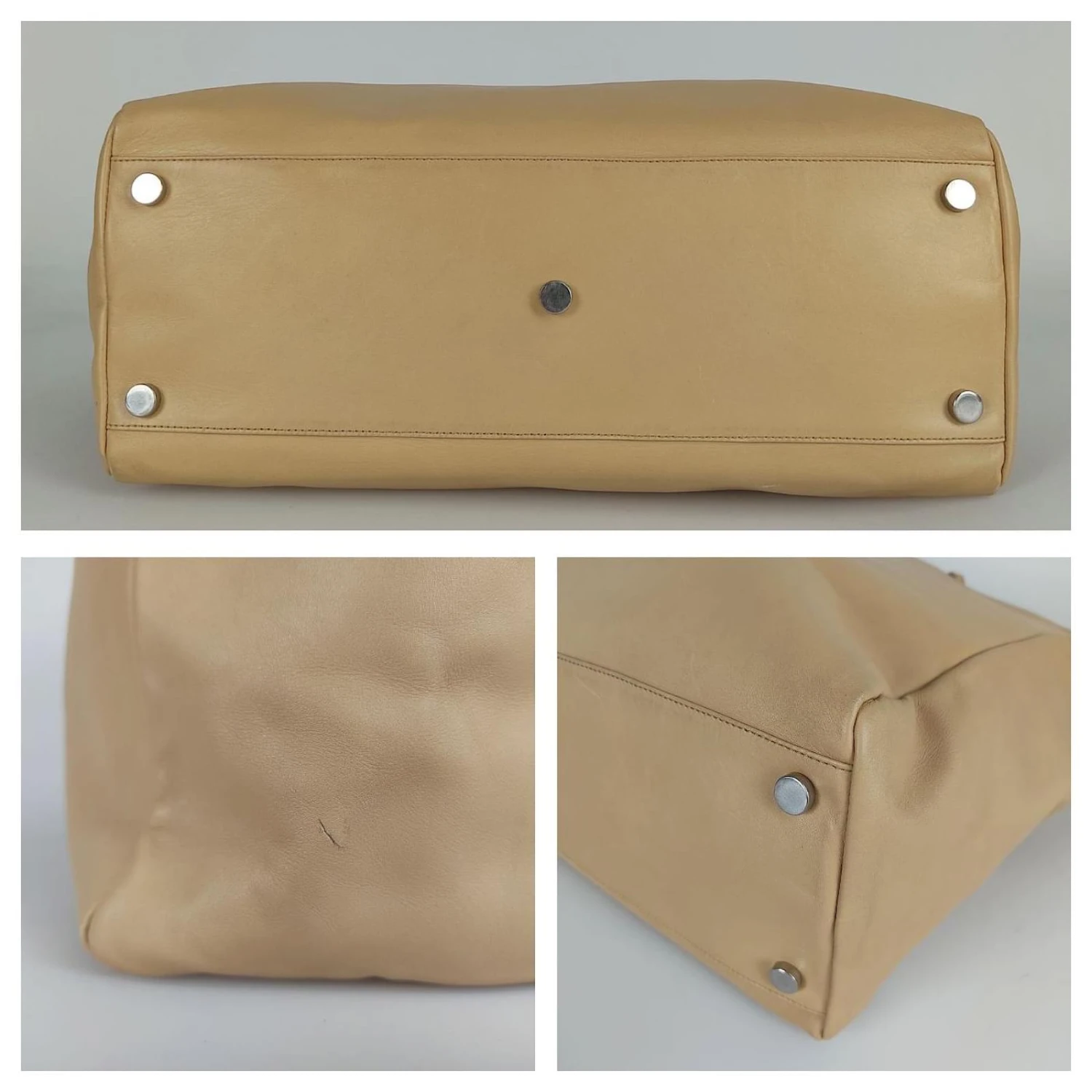 Yves Saint Laurent Sac Cabas Saint Laurent Cabas Avec Pochette En Cuir Beige 7 Yves Saint Laurent Sac Cabas Saint Laurent Cabas Avec Pochette En Cuir Beige – Image 5