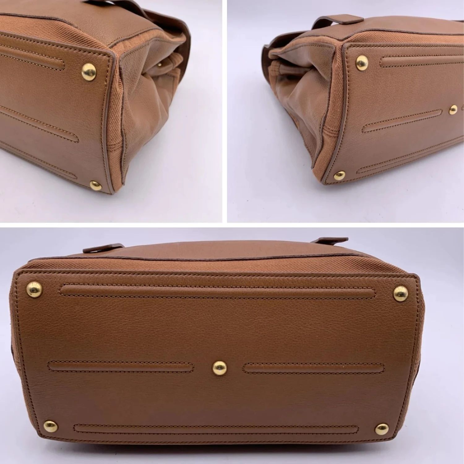 Yves Saint Laurent Muse En Cuir Fauve 2 Sac à Main à Deux Sacoches Marron 7 Yves Saint Laurent Muse En Cuir Fauve 2 Sac à Main à Deux Sacoches Marron – Image 5