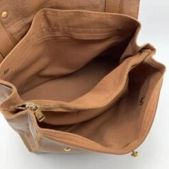 Yves Saint Laurent Muse En Cuir Fauve 2 Sac à Main à Deux Sacoches Marron 17 Yves Saint Laurent Muse En Cuir Fauve 2 Sac à Main à Deux Sacoches Marron -Yves Saint Laurent 864795 6