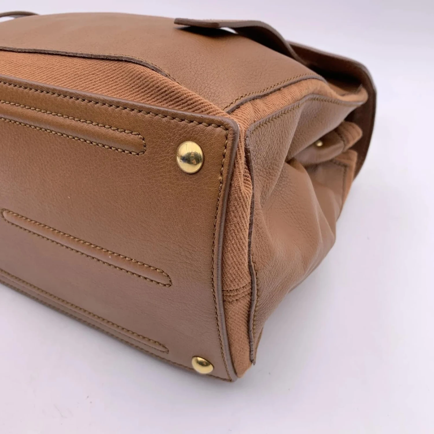 Yves Saint Laurent Muse En Cuir Fauve 2 Sac à Main à Deux Sacoches Marron 11 Yves Saint Laurent Muse En Cuir Fauve 2 Sac à Main à Deux Sacoches Marron – Image 9