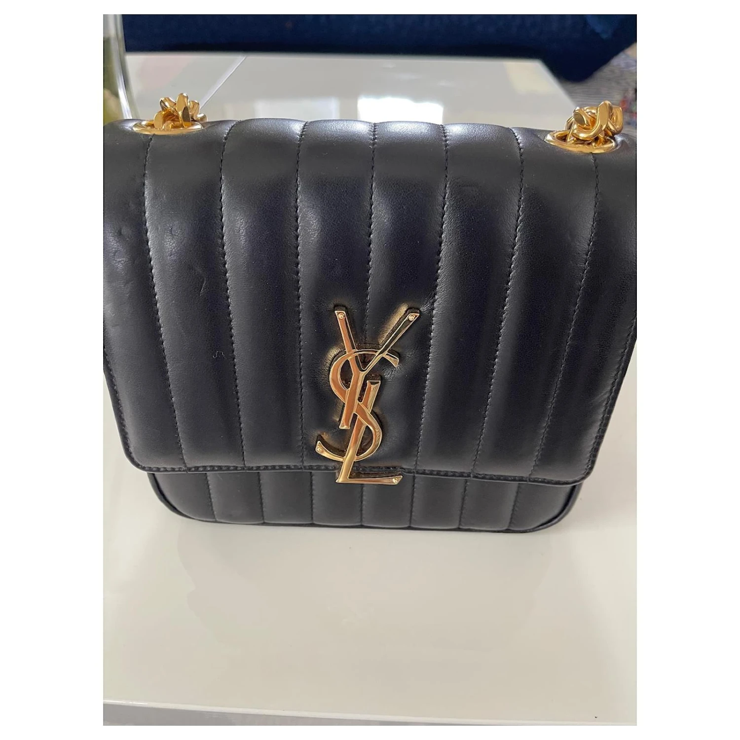 Sac Yves Saint Laurent Vicky Noir 7 Sac Yves Saint Laurent Vicky Noir – Image 5