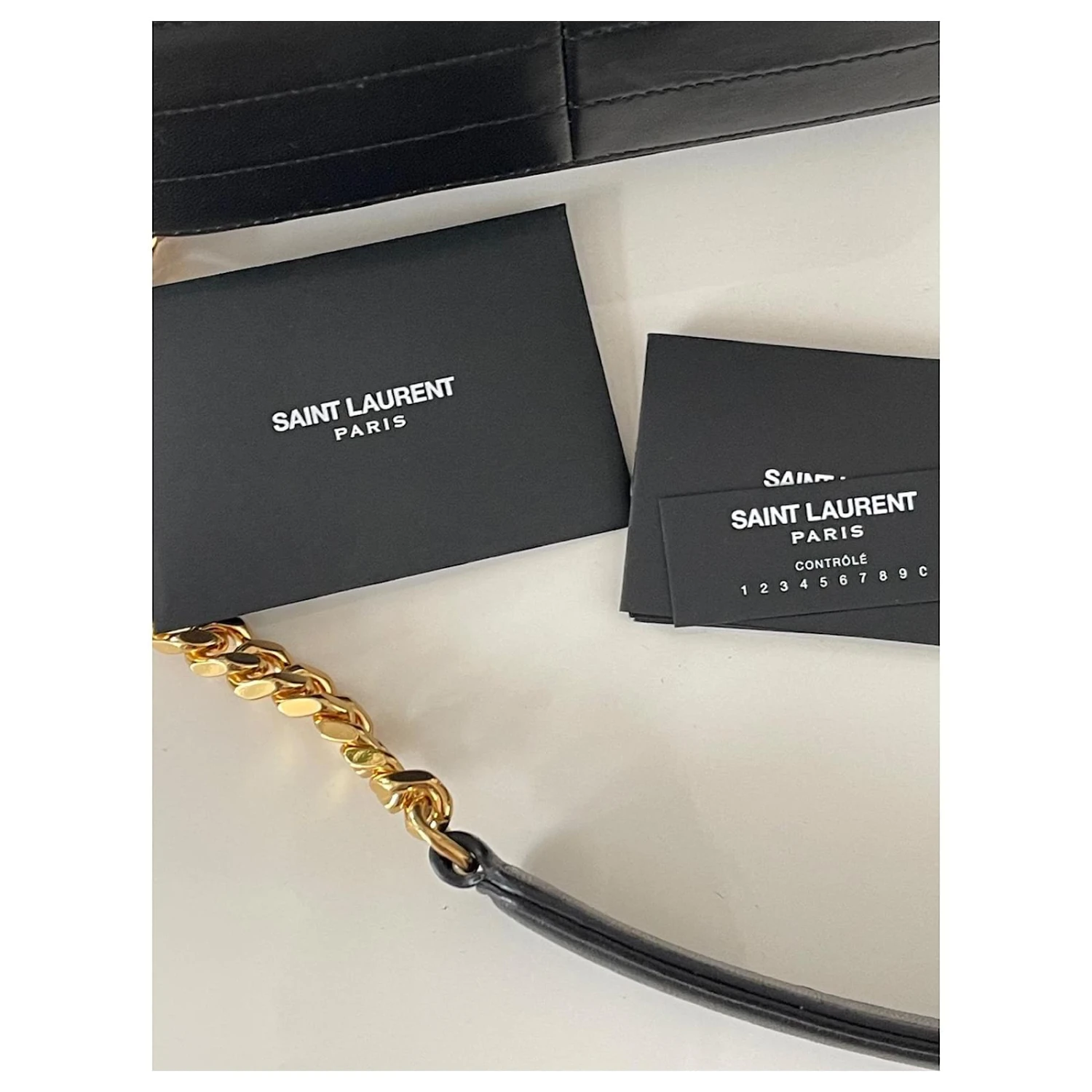 Sac Yves Saint Laurent Vicky Noir 9 Sac Yves Saint Laurent Vicky Noir – Image 7