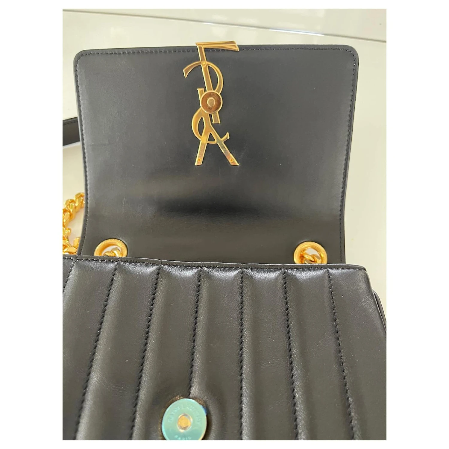 Sac Yves Saint Laurent Vicky Noir 11 Sac Yves Saint Laurent Vicky Noir – Image 9