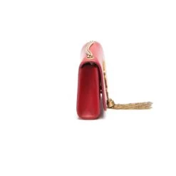 Yves Saint Laurent Mini Sac à Pompons Kate Monogramme Rouge -Yves Saint Laurent 868328 4