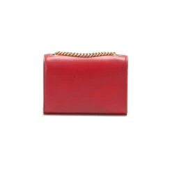 Yves Saint Laurent Mini Sac à Pompons Kate Monogramme Rouge -Yves Saint Laurent 868328 5