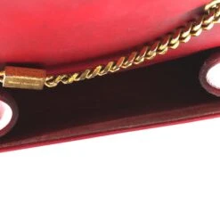Yves Saint Laurent Mini Sac à Pompons Kate Monogramme Rouge -Yves Saint Laurent 868328 8