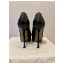 Yves Saint Laurent YSL TripToo 105 Escarpins En Noir -Yves Saint Laurent 869198 4