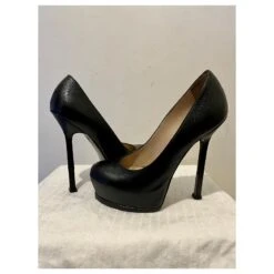Yves Saint Laurent YSL TripToo 105 Escarpins En Noir -Yves Saint Laurent 869198 5