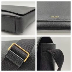 Yves Saint Laurent Sac Bandoulière Business Saint Laurent En Cuir Noir 14 Yves Saint Laurent Sac Bandoulière Business Saint Laurent En Cuir Noir -Yves Saint Laurent 869458 6