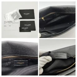 Yves Saint Laurent Sac Bandoulière Business Saint Laurent En Cuir Noir 15 Yves Saint Laurent Sac Bandoulière Business Saint Laurent En Cuir Noir -Yves Saint Laurent 869458 7