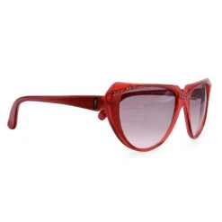 Yves Saint Laurent Lunettes De Soleil Yeux De Chat Vintage 8704 P 74 55/14 130MM Rouge -Yves Saint Laurent 870626 3