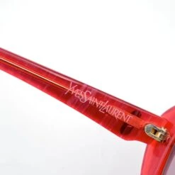 Yves Saint Laurent Lunettes De Soleil Yeux De Chat Vintage 8704 P 74 55/14 130MM Rouge -Yves Saint Laurent 870626 6