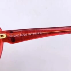 Yves Saint Laurent Lunettes De Soleil Yeux De Chat Vintage 8704 P 74 55/14 130MM Rouge -Yves Saint Laurent 870626 7