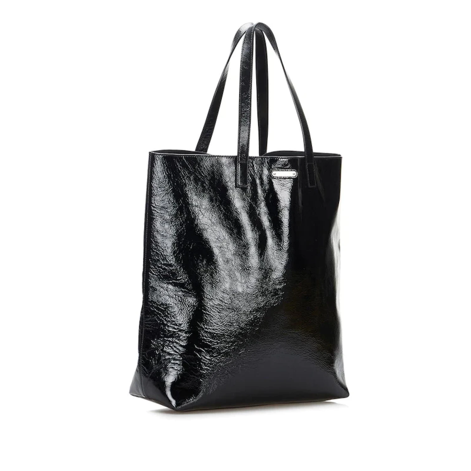 Yves Saint Laurent Sac Cabas En Cuir Noir 4 Yves Saint Laurent Sac Cabas En Cuir Noir – Image 2