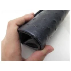 VINTAGE SAC POCHETTE A MAIN YVES SAINT LAURENT EN CUIR D'AUTRUCHE LEATHER POUCH Bleu Marine -Yves Saint Laurent 875246 6