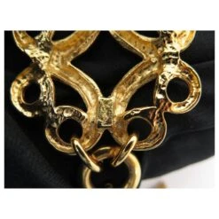 VINTAGE COLLIER YVES SAINT LAURENT SAUTOIR CHAINE A PAMPILLES 70-75 NECKLACE Doré -Yves Saint Laurent 875279 7