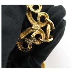 VINTAGE COLLIER YVES SAINT LAURENT SAUTOIR CHAINE A PAMPILLES 70-75 NECKLACE Doré -Yves Saint Laurent 875279 9