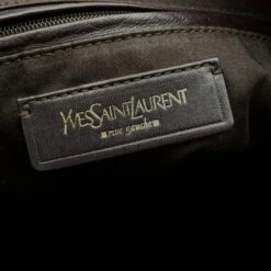Yves Saint Laurent Sac à Bandoulière Cabas En Cuir Verni Rouge Downtown -Yves Saint Laurent 877858 3