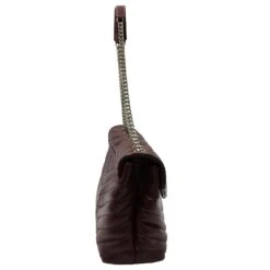 Yves Saint Laurent Saint Laurent Sac Porté Epaule Loulou Medium En Cuir Bordeaux 13 Yves Saint Laurent Saint Laurent Sac Porté Epaule Loulou Medium En Cuir Bordeaux -Yves Saint Laurent 879184 4