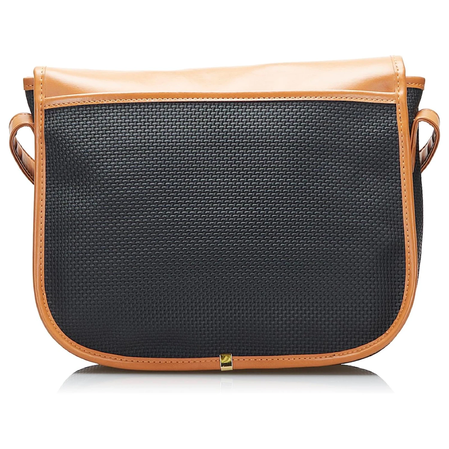 Yves Saint Laurent Sac à Bandoulière En PVC Noir YSL 5 Yves Saint Laurent Sac à Bandoulière En PVC Noir YSL – Image 3