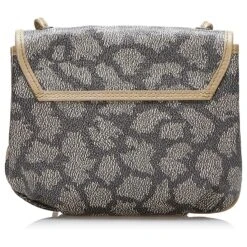 Yves Saint Laurent Sac Bandoulière En Toile Enduite Grise YSL -Yves Saint Laurent 882356 3