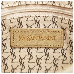 Yves Saint Laurent Sac Bandoulière En Toile Enduite Grise YSL -Yves Saint Laurent 882356 6