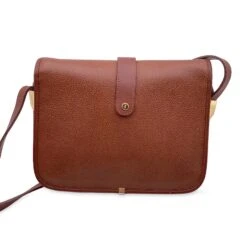 Yves Saint Laurent Sac à Bandoulière Messenger En Cuir Marron Clair Marron Clair -Yves Saint Laurent 884223 3