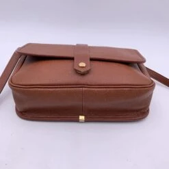 Yves Saint Laurent Sac à Bandoulière Messenger En Cuir Marron Clair Marron Clair -Yves Saint Laurent 884223 4