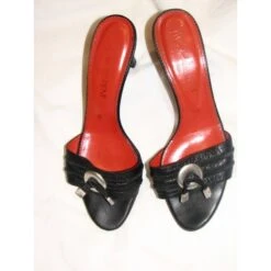 Yves Saint Laurent Mules Vintage Noir -Yves Saint Laurent 89234 2