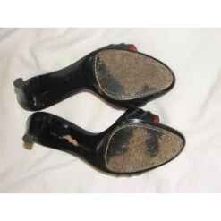 Yves Saint Laurent Mules Vintage Noir -Yves Saint Laurent 89234 3