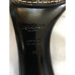 Yves Saint Laurent Mules Vintage Noir -Yves Saint Laurent 89234 5