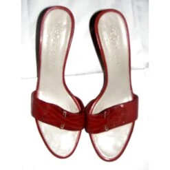 Yves Saint Laurent Mules Rouge -Yves Saint Laurent 90646 3