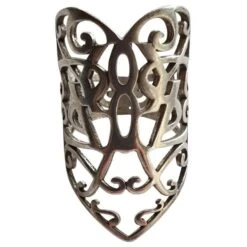 Yves Saint Laurent Bague YSL En Argent Vintage Argenté