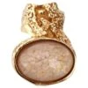Yves Saint Laurent Bague Yves Saint-Laurent Doré -Yves Saint Laurent bague yves saint laurent metal dore